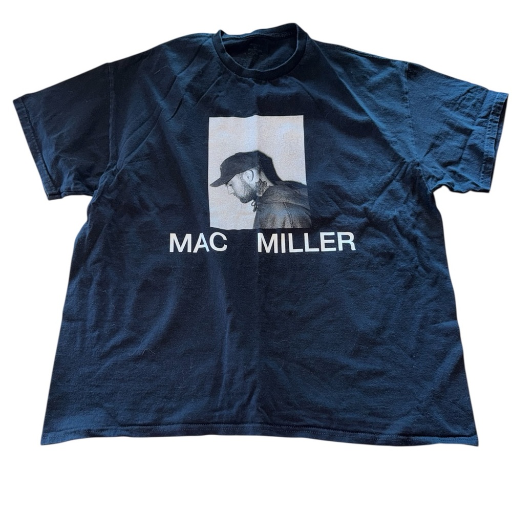 Mac Miller Graphic Short Sleeve T-Shirt - Black L